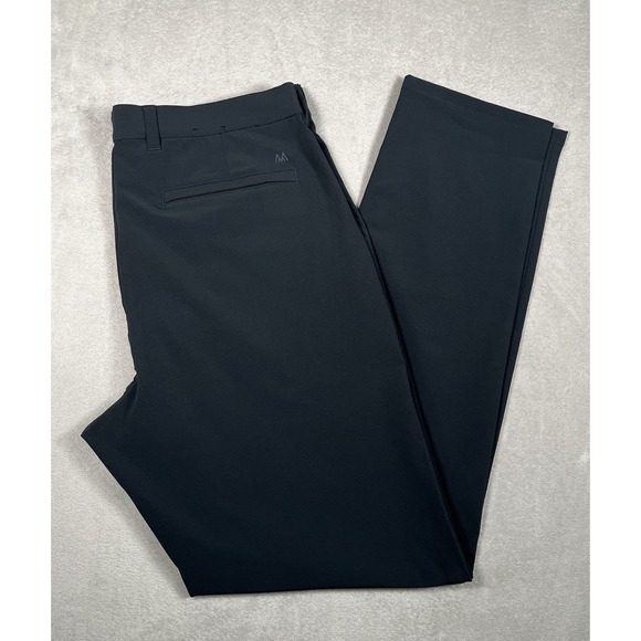 Mizzen + Main Other - Mizzen+Main Men's Dress Pants 34W 32L Slim Helmsman Black Stretch Performance